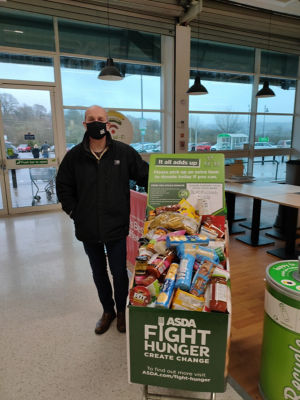 Food bank donation from Asda Blackwood | Asda Blackwood