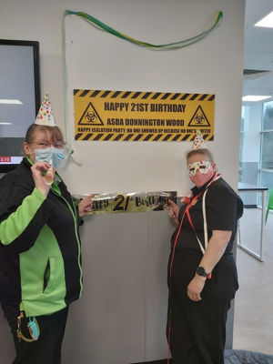 Store celebrates 21st birthday | Asda Donnington Wood