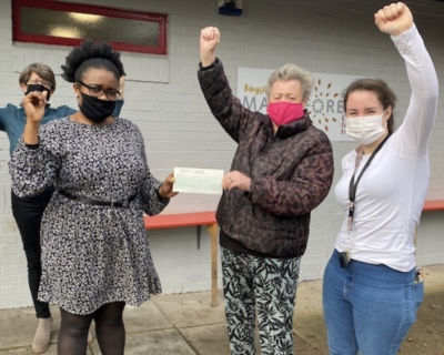  Asda Foundation cheque for Kingswood Made4ever Community Centre  | Asda Longwell Green