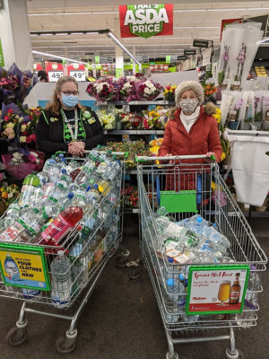 Donations to Basement Project food bank | Asda Bromsgrove