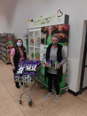 Eggs-tra special donation to nursery | Asda Blantyre