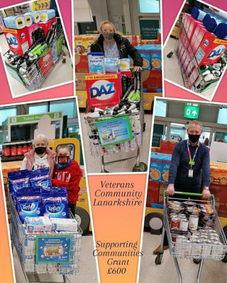 Grant for veterans charity | Asda Motherwell