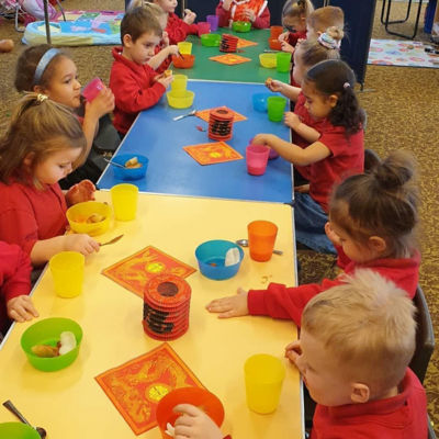 Pre-school children enjoy Chinese New Year | Asda Long Eaton