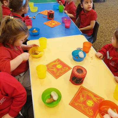 Pre-school children enjoy Chinese New Year | Asda Long Eaton