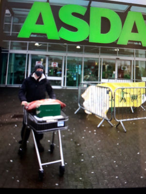 The Care Hub sent Arlene to collect our donation of requested items. | Asda Dyce