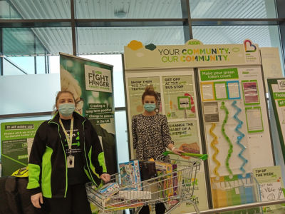 Donation to St Andrew's Primary School | Asda Newport Pillgwenlly 