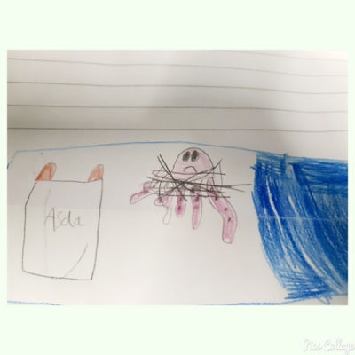 School letters on plastic waste | Asda Highbridge
