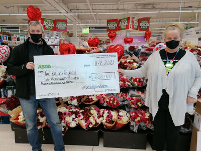 Kings Church donation | Asda Motherwell