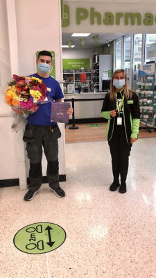 Flowers for Marie Curie Hospice | Asda Robroyston