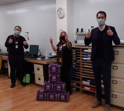 Donation for Ipswich hospital wellbeing area | Asda Ipswich Stoke Park