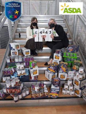 Donation to Telford Priory School | Asda Donnington Wood