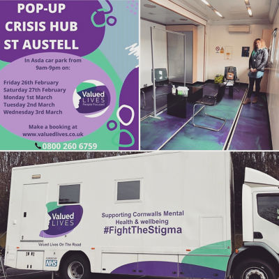 Pop-up crisis hub | Asda St Austell