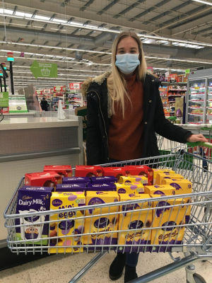 Easter Egg donation to local care home  | Asda Swindon Haydon
