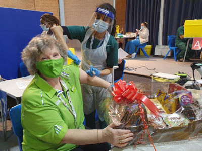 Vaccination with a thank you! | Asda Tamworth