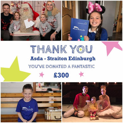 Thanks for £300 grant | Asda Straiton