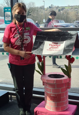 Tickled Pink wishing well | Asda Newport Isle of Wight