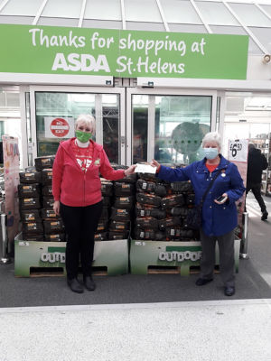 Asda St Helen's cheque presentation | Asda St Helens