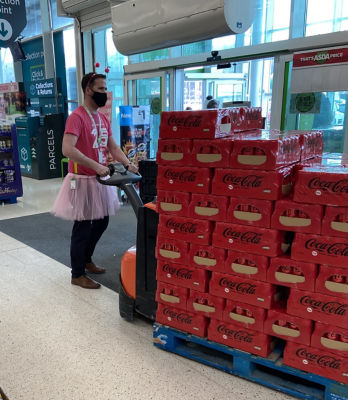 Tickled Pink fundraising | Asda Larne