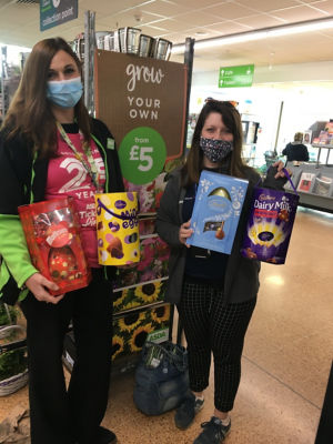 Easter egg donations for Headway Bristol  | Asda Longwell Green