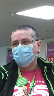 Rhyl colleague Diane has wavy locks cropped to raise money for Tickled Pink | Asda Rhyl