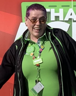 Rhyl colleague Diane has wavy locks cropped to raise money for Tickled Pink | Asda Rhyl