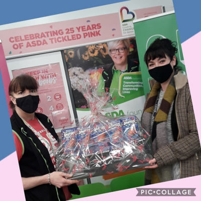 Donation of easter eggs to Lord st primary school | Asda Colne