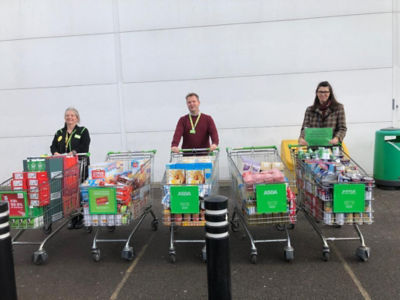School foodbank support | Asda Leyton Mills