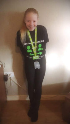 Lexie dresses as 'superhero mum' | Asda Newport Isle of Wight