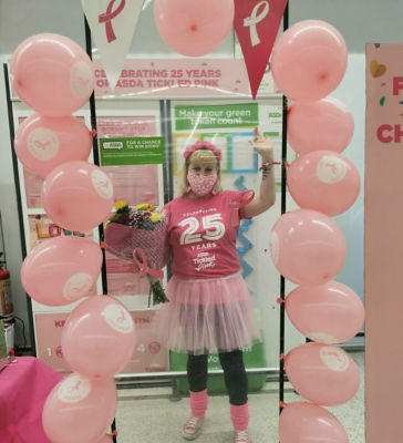 Julie's Tickled Pink danceathon | Asda Thornaby