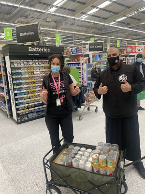Homeless Aid donation | Asda Burnden Park