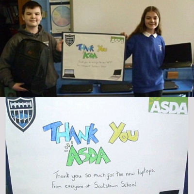 Laptop donation  | Asda Middleton Park