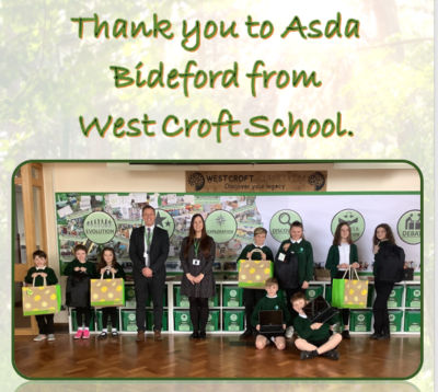 West Croft School laptop donation | Asda Bideford