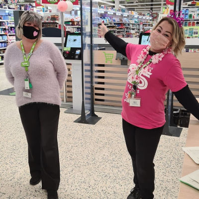 Dress in pink day  | Asda Newport Isle of Wight
