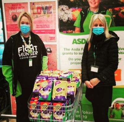  Donating Easter Eggs to local community  | Asda St Leonards on Sea