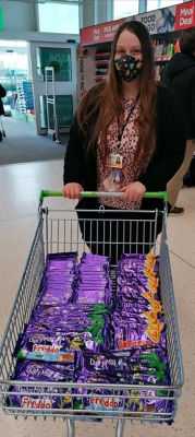 Chocolate Donations for School Project  | Asda Motherwell