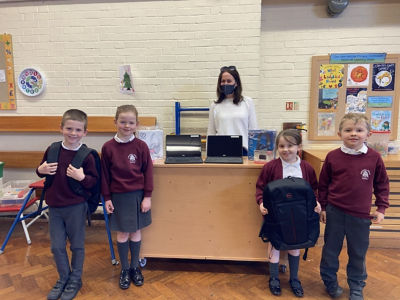 Laptop donation to Kingshill Infant School!  | Asda Ware
