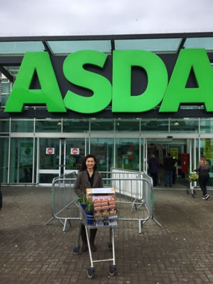 Fersands Family Centre sent Susan to collect our donation of Easter Eggs for the children who attend the Nursery. | Asda Dyce