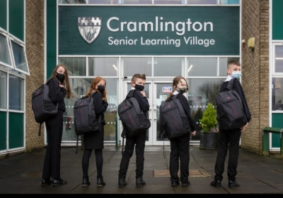 Laptop donation to Cramlington Senior Learning Village | Asda Cramlington