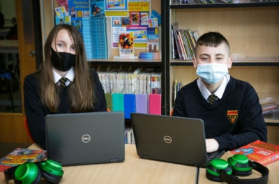 Laptop donation to Cramlington Senior Learning Village | Asda Cramlington