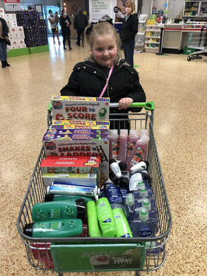 Lily’s sponsored walk | Asda Wakefield