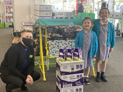 Proud to support Evie and Ava's eggstraordinary acts of kindness | Asda Gosport