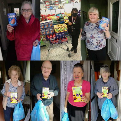 Hayes answering a donation call for the elderly in our community.  | Asda Hayes