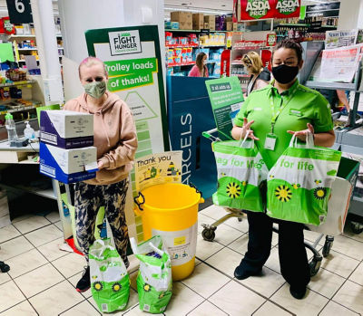 Hygiene products donated | Asda Kilkeel