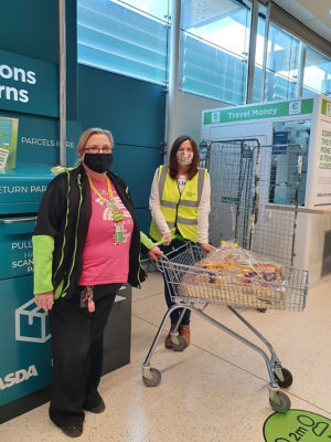 Royal Volunteer Service Easter treats donation | Asda Cambridge