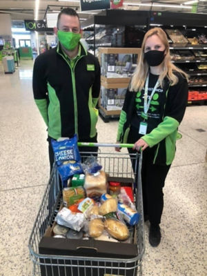 100 food parcels delivered  | Asda Clacton-on-Sea