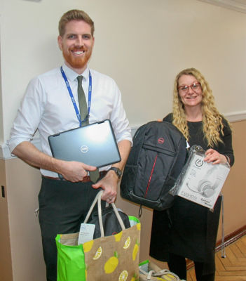Laptop donation to Clacton County high school  | Asda Clacton-on-Sea