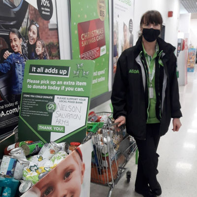 Am amazing week for our foodbank with two trollies being donated  | Asda Colne