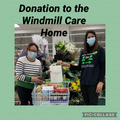 Donation to the Windmill Care Home  | Asda Slough