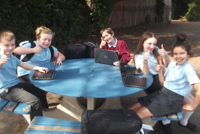 St Martin's Primary School thrilled with laptop donation | Asda Hereford