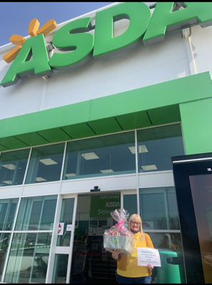 Healthy Donation to Friendly Faces Of Kent | Asda Sittingbourne